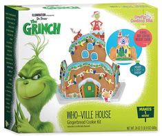 the grinch who - vile house gingerbread cookie kit