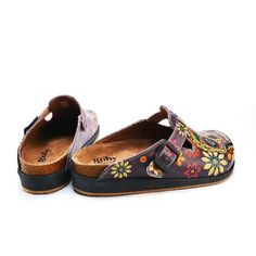 Gold & Crimson Sugar Skull Clogs - GYB301 – Calceo.co Brown Slides With Ortholite Insole And Round Toe, Comfortable Multicolor Sandals With Rubber Sole, Casual Multicolor Clogs With Rubber Sole, Synthetic Clogs With Ortholite Insole For Outdoor, Multicolor Slip-ons With Rubber Sole And Round Toe, Multicolor Non-slip Slip-on Slides, Multicolor Closed Toe Mules With Removable Insole, Multicolor Non-slip Slides, Synthetic Slip-on Clogs With Removable Insole