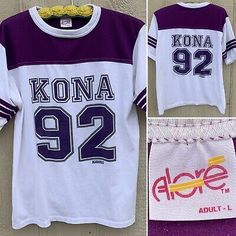 vintage Kona 92 Hawaii jersey style color block ringer t-shirt adult L Alore | eBay White Throwback T-shirt For College, Retro Color Block T-shirt For Streetwear, 90s Style White T-shirt For College, 90s Style White T-shirt, White Retro T-shirt For Sports Season, Retro White T-shirt For Sports Season, Jersey Style, Graphic Tees Vintage, Concert Tees