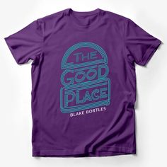 The Good Place Inspired T-Shirt, Retro Typography Graphic Tee, Unisex Clothing Male T-Shirt Custom graphic T-Shirt.Customize your color Band Merch T-shirt With Text Print And Crew Neck, Band Merch T-shirt With Graphic Design And Crew Neck, Band Merch Graphic T-shirt With Crew Neck, Band Merch Crew Neck T-shirt With Text Print, Band Merch Crew Neck T-shirt With Graphic Design, Band Merch Crew Neck T-shirt With Logo, Purple Graphic Print T-shirt Crew Neck, Graphic Purple T-shirt With Graphic Print, Graphic Print Purple T-shirt