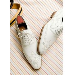 Handmade men wingtip dress shoes, men brogue shoes men white formal shoes White Dress Shoes Men, Chelsea Shoes, White Leather Shoes, Brogues Men, White Dress Shoes, Custom Design Shoes, Leather Brogues, Oxford Shoes Men, Leather Oxford Shoes