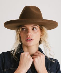 Distinctive and chic, the Maude wide brim fedora hat is inspired by our love of modern shapes taken from traditional silhouettes. The structured curves + subtle pinch of the crown on this wide brim felt hat creates a modern take on a classic felt fedora shape. With a wide pencil roll brim, the Maude felt fedora is set apart from the rest. Wide Brim Felt Hat, Pencil Roll, Wide Brim Fedora, Modern Shapes, Set Apart, Felt Fedora, Halo Style, Wearing A Hat, Find Color