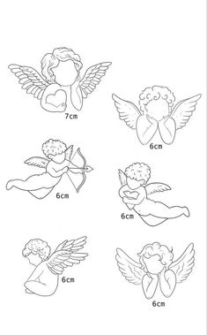 an image of angels coloring pages