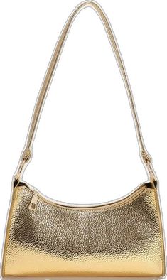 Gold Rectangular Hobo Bag For Formal Occasions, Chic Gold Baguette Shoulder Bag, Gold Formal Shoulder Hobo Bag, Chic Gold Shoulder Baguette Bag, Formal Gold Hobo Shoulder Bag, Gold Formal Hobo Shoulder Bag, Chic Gold Baguette Bag, Gold Baguette Shoulder Bag For Everyday Use, Trendy Baguette Shoulder Bag With Gold-tone Hardware