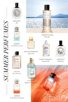 Best Summer Perfumes, Smell Like Summer, Summer Perfumes, Replica Perfume, Spring Perfume, Fresh Perfume, Summer Perfume, Fragrances Perfume Woman, French Perfume