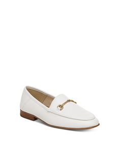 Sam Edelman Girls' Loraine Loafers - Toddler, Little Kid, Big Kid Spring Slip-on Dress Shoes With Closed Toe, Slip-on Spring Dress Shoes With Closed Toe, White Slip-on Dress Shoes For Spring, Spring White Dress Shoes For Work, White Dress Shoes For Workwear In Spring, White Dress Shoes For Spring Work, Casual White Slip-on Dress Shoes, White Spring Dress Shoes For Workwear, Slip-on Synthetic Dress Shoes For Spring