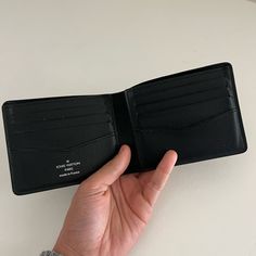 Mens Wallet *Authentic!* Brand New Never Used Perfect Condition! Bought From Bal Harbour Shops In Miami Florida Designer Black Wallet For Everyday, Designer Black Everyday Wallet, Black Wallets For Everyday Use, Wallet Aesthetic Men, Luxury Black Wallet For Everyday Use, Men Wallet, Lv Wallet Mens, Mens Wallet, Luxury Men's Wallets For Gift