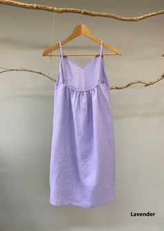 "Nothing welcomes the hot weather more than linen. This simple linen slip dress is a must have and can be more playful if layered. -100% linen construction -V neck -Slightly A-line shaped -Adjustable spaghetti straps -Above the knee -Slip on overhead Please provide your shoulder width, full bust measurement ( measured around the fullest part) and your height in the note to seller box. Don't see your size? Please message us for custom made order. -Fitting: Relaxed Taking Care: -Machine wash in co Sundress Mini, Linen Cami, Blush Natural, Linen Camisole, Dress Above The Knee, Mini Summer Dress, Linen Slip Dress, Simple Linen, Navy Shirt Dress