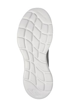 Mesh paneling allows your foot to breathe in a sporty sneaker from Skechers that's built on a supportive sole. Textile upper/synthetic lining and sole Imported Textile Sneakers With Arch Support For Outdoor, Outdoor Textile Sneakers With Arch Support, Slip-on Running Shoes With Arch Support For Sports, Synthetic Slip-on Sneakers With Arch Support For Running, Gray Mesh Sneakers With Ortholite Insole, Slip-resistant Sneakers For Jogging With White Sole, Slip-on Low-top Running Shoes With Cushioned Footbed, Synthetic Running Shoes With Arch Support For Walking, Dynamic Sneakers With Arch Support For Walking