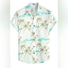 100%Cotton Machine Wash Cold,Tumble Dry Low,Do Not Bleach Spread Collar,Standard Fit,Premium Quality Made With Soft And Comfortable Cotton Fabric All Over Flowers Prints Add Tropical Appeal To This Casual Aloha Beach Shirt,And Make This Button-Up Hawaiian Shirt A Go-To Pick For Any Occasion Since The Material Will Be Slightly Shrunk After Washed,If You Prefer Loose Fit Order One Size Up Than Tag Size Summer Shirt With Casual Collar And Buttons, Casual Collar Beach Shirt With Buttons, Summer Casual Collar Short Sleeve Shirt With Buttons, Casual Collar Shirt With Buttons For Beach, Vacation Shirt With Casual Collar And Button Closure, Summer Short Sleeve Shirt With Casual Collar, Casual Collar Short Sleeve Shirt For Summer, Short Sleeve Shirt With Buttons For Beach Season, Summer Beach Short Sleeve Shirt With Button Closure