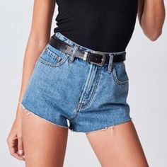 Cheeky Super High Rise Denim Shorts By Bdg From Urban Outfitters. Great For The Warm Weather. Nwot - Never Worn Before. Size 27w. 100% Cotton. Approximate Measurements Waist Across: 13.5” Open To Offers! Bundle To Save Casual High-waisted Jean Shorts With Belt Loops, Summer High-waisted Jean Shorts With Belt Loops, Summer Jean Shorts With Belt Loops, Short Jean Shorts With Belt Loops For Summer, Dark Wash High-waisted Jean Shorts With Belt Loops, Trendy High-waisted Jean Shorts With Belt Loops, Trendy Short Jean Shorts With Belt Loops, Trendy Jean Shorts With Belt Loops, Denim Shorts With Belt Loops