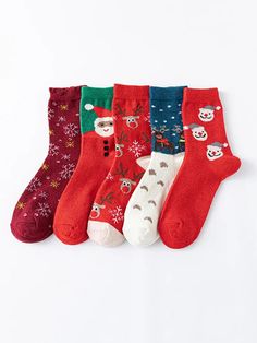 Christmas Snowman Elk Mid-calf Socks in Box Christmas Socks Gift, Trendy Socks, Holiday Socks, Cozy Socks, Stocking Holders, Winter Socks, Warm Socks, Wool Socks, Calf Socks