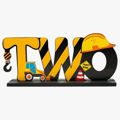 the word tw is made up of construction equipment