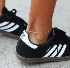 Adidas Sambas Sport Luxe, Nike Free Run, Sports Luxe, Adidas Samba Sneakers, Soccer Shoes, Shoes Outlet, Adidas Samba, Fall 2016, Ankle Bracelets