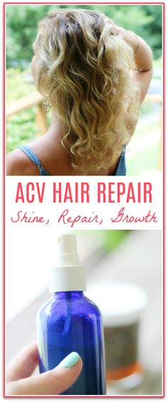 Apple Cider Vinegar for Hair Repair: DIY ACV Spray Recipe - Primally Inspired Diy Acv, Apple Cider Vinegar Hair Rinse Recipe, Vinegar Hair Rinse Recipe, Acv Hair, Hair Repair Diy, Apple Cider Vinegar Hair Rinse, Acv Rinse, Green Tea For Hair, Herbal Vinegar