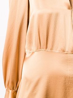 Shop brown Forte Forte long sleeve dress with Express Delivery - Farfetch Formal Prom Dresses, Designer Evening Gowns, Formal Dresses Prom, Designer Gowns, Asymmetric Hem, Lauren Ralph Lauren, Sleeve Dress, Evening Gowns, Designer Dresses