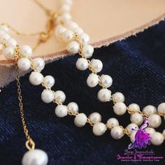 *Necklace circumference is about 31-40cm (The bean chain can be adjusted) * about 0.8cm wide Pearl Beaded Necklace With Chain, Pearl Choker Necklace With Chain Detail, Pearl Choker Necklace With Chain, Pearl Choker With Chain Detail, Adjustable Clavicle Chain Pearl Necklace, Adjustable Long Clavicle Chain Choker, Adjustable Clavicle Pearl Necklace, Elegant Beaded Necklace With Delicate Chain, Elegant Pearl Choker With Chain Detail