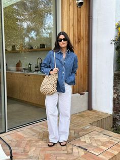 Everything I Wore Last Week- June 17,2024 Minimal Chic Style, White Jeans Outfit, Mum Fashion, New Street Style, Casual Hijab Outfit, Casual Day Outfits, Wardrobe Edit, Classic Style Women, June 2024