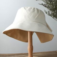 Bucket Sun Hat with Bow Tie | MspineappleCrafts – Mspineapplecrafts Cotton Sun Hat For Everyday Use, Solid Cotton Sun Hat For Everyday, Solid Color Cotton Sun Hat For Everyday, Everyday Cotton Sun Hat, Adjustable Bucket Shape Sun Hat, Beige Canvas Bucket Hat, Beige Wide Brim Canvas Hat, Summer Sun Hat In Solid Color For Everyday, Beige Cotton Sun Hat With Curved Brim