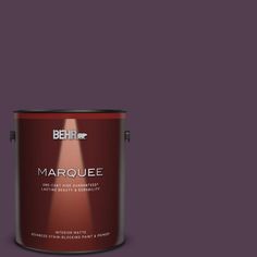 the behr marquee paint is available in two colors, including beige and red