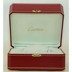 Cartier Red Leather Gilt Embossed Storage travel Watch Box. Cartier watch and jewelry presentation box. Elegant wristwatch case. Cartier Paris red leather and gold travel watch storage box. White lining great to store your Cartier Watch. Made in France. Case is white suede lined. Gold tone hardware. Push lock closures. Empty presentation box no watch. Dimensions: Cartier box : 6" W x 5 L x 3.5" H. Box was for the Ballon Bleu de Cartier watch, Some steel bracelet pieces, the Cartier booklet and original tags.  About: Cartier is a renowned French luxury goods conglomerate founded in 1847 by Louis-François Cartier in Paris. Famous for its exquisite jewelry and timepieces, Cartier has become a symbol of elegance, sophistication, and craftsmanship. The brand is celebrated for its iconic designs Cartier Rectangular Jewelry For Gift, Vintage Cartier Rectangular Jewelry, Formal Rectangular Jewelry With Original Box, Watch And Jewelry, Jewelry Presentation, Tank Watch, Watch Storage Box, French Luxury, Watch Storage