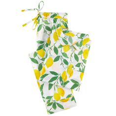 Sleepwear - Pajamas - Tencel - Apparel & Accessories - Clothing - Sleepwear & Loungewear - Pajamas - Celebrate Summer With Our Luscious Lemon Print Pajamas. Zingy Fruits And Leafy Sprigs Are Beautifully Printed On Our Drapey Sateen Weave. Woven From Tencel®, A New-Age Fiber Whose Unique Structure Creates An Optimal Skin Climate For The Soundest Of Sleep. Cut For Comfort In Our "boyfriend Pj" Shape: The Top Is Detailed With Sophisticated Self-Piped Accents On The Rounded Peter Pan Collar, Patch P High Hips, Lemon Print, Pajama Party, Print Pajamas, Accessories Clothing, Pan Collar, Peter Pan Collar, Rug Sale, Sleepwear Pajamas