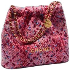 CHL 22 Handbag PiNike And Multicolor For Women Chanel 22, Handbag Pink, Chanel Store, Fashion Chanel, Chanel Chanel, Chanel Official, Chanel Official Website, Hobo Bags, Chanel Paris