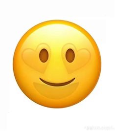 an emoticive yellow smiley face with two eyes and one eye opened to the side