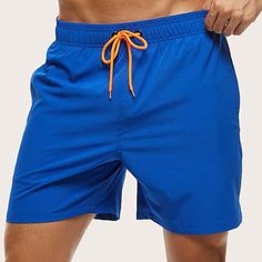 Season:Summer; Fabric:Polyester; Gender:Men's; Style:Hawaiian,Streetwear,Boho; Elasticity:Micro-elastic; Occasion:Beach,Casual,Daily,Holiday; Fit Type:Regular Fit; Function:Breathable,Soft; Waistline:Mid Waist; Pattern:Plain; Design:with Mesh lining,Elastic Waist,Drawstring; Pants Type:Swim Shorts,Beach Shorts,Swim Trunks,Board Shorts; Fly Type:Elasticity,Drawstring; Front page:FF; Listing Date:12/26/2022; Production mode:External procurement; Hips:; Length:; Waist:; Fit US Size:; Fit UK Size:;