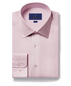 Tailored in crisp, long-staple cotton, a handsomely textured dress shirt is topped with a broad spread collar and finished with a clean French placket and rich French cuffs. Removable collar stays French placket Back yoke Curved hem 100% cotton Machine wash, line dry Sizes: 14.5 thru 18.5 Machine Washable Luxury Long Sleeve Dress Shirt For Wedding, Elegant Fitted Pink Dress Shirt, Luxury Tailored Dress Shirt For Business, Elegant Fitted Oxford For Semi-formal Occasions, Luxury Cotton Dress Shirt For Business, Elegant Fitted Oxford Shoes For Semi-formal Occasions, Luxury Cotton Business Dress Shirt, Pink Long Sleeve Business Shirt, Pink Long Sleeve Dress Shirt For Business Casual