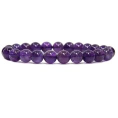 PRICES MAY VARY. Natural Amethyst gemstone, You will receive the similar item as picture shown, not exact one since stone is unique. Round bead size is 8mm, Bracelet lenght is about 6.5 inches to 7 inches. Quality Handmade, Come with pouch, No metal, Good for sensitive skin. Unisex, Good Matching for Men and Women.Simple design, Suitable for any occasion wear. All gemstones are unique, therefore the color and pattern may vary from the picture shown but we know you will be pleased the uniqueness African Turquoise Bracelet, Amethyst Bracelet Beads, Dark Amethyst, Cuff Bracelets Handmade, Purple Quartz, Amethyst Bracelet, Amethyst Beads, Purple Crystals, Beaded Stretch Bracelet