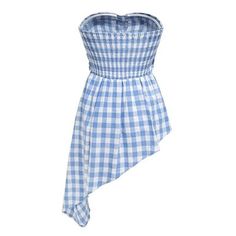 Bold plaid shirt with a front tie feature, offering a fresh take on classic gingham Size:• XS: Bust: 64cm/ 25.2 in, Length: 75-92cm/ 29.5-36.2 in, • S: Bust: 68cm/ 26.8 in, Length: 76-93cm/ 29.9-36.6 in• M: Bust: 72cm/ 28.3 in, Length: 77-94cm/ 30.3-37.0 in• L: Bust: 76cm/ 29.9 in, Length: 78-95cm/ 30.7-37.4 inMaterial: Polyester Blue Summer Tops For Picnic, Blue Summer Top For Picnic, Summer Casual Tops With Grid Pattern, Casual Grid Pattern Tops For Summer, Casual Summer Tops With Grid Pattern, Fitted Plaid Summer Top, Blue Cotton Top For Picnic, Cotton Gingham Tops For Picnic, Plaid Cotton Tops For Brunch