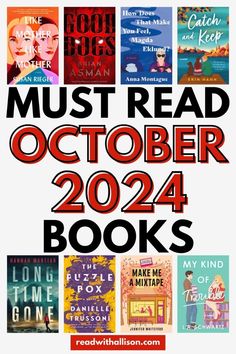 books with the title must read october 24 - 24, and an image of children's books