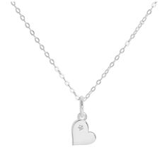 Add a touch of romance with our Sterling Silver Diamond Heart Necklace. This elegant diamond necklace features a beautifully crafted heart pendant adorned with sparkling diamonds, all set in high-quality sterling silver. Perfect for anniversaries, birthdays, or any special occasion, this silver heart necklace is a timeless piece that adds sophistication and charm to any outfit. Expertly designed for lasting beauty, our diamond heart necklace is a must-have addition to your jewelry collection. Sh Diamond Heart Necklace, Belcher Chain, Rose Gold Charms, Jewelry Lockets, Heart Necklace Diamond, Five Pointed Star, Gold Charm Necklace, Silver Heart Necklace, Diamond Charm