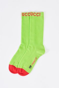 🖤 Neon Green & Red🖤 Fiorucci Brand - Red logo text detail🖤 Mid calf length, stretchy🖤 Trendy accent, looks cool with sneakers Casual Sports Socks For Spring, Red Stretch Sporty Socks, Casual Red Socks For Streetwear, Sporty Spring Streetwear Socks, Sporty Green Socks For Spring, Red Casual Sports Socks, Casual Red Sports Socks, Sporty Green Socks For Streetwear, Red Sporty Socks For Winter