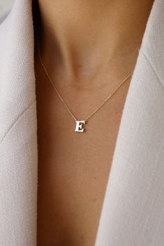 https://www.brillianceindiamonds.com/ Block Fonts, Block Font, Fine Jewelry Collection, Initial Necklace, Classic Looks, Thoughtful Gifts, Minimalist Design, Solid Gold, Initials