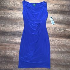 Lauren Ralph Lauren Deep Azure Royal Blue Dress Women’s Size 4, Approximate Measurements In Photos New With Tags Elegant Blue Ralph Lauren Dress, Blue Dress Women, Royal Blue Dress, Ralph Lauren Dresses, Ralph Lauren Dress, Lauren Ralph Lauren, Blue Dress, Blue Dresses, Royal Blue