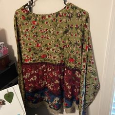 Zanzea Peasant Top Boho Vibe Tunic New Long Sleeve W Wide Cut Nwt Xl Measures Across Shoulders 16" ; Pit To Pit 20", Length 26" Washable Also Shoulder To Shoulder Top Is 16" & Why I Can't Wear It :( I’ve Broad Shoulders Beautiful Boho Style Fyi Sold As Is & Or As Seen In Live Jewelry May Require Cleaning I Leave As Is Offers Are Welcome Pet Friendly Non Smokers Green Floral Print Bohemian Peasant Top, Green Bohemian Peasant Top, Flowy Fit, Multicolor Embroidered Long Sleeve Peasant Top, Bohemian Patterned V-neck Peasant Top, Black Babydoll, Navy Blue Blouse, Multicolor Floral Print V-neck Peasant Top, White Long Sleeve Blouse, Lace Top Long Sleeve