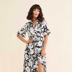 Elegant Floral Print Shirt Dress For Garden Party, Elegant Floral Print Shirt Dress For Work, Elegant Shirt Dress For Garden Party In Spring, Chic Purple Short Sleeve Midi Dress, Elegant Purple Maxi Dress For Brunch, Feminine Short Sleeve Shirt Dress For Brunch, Elegant Spring Maxi Shirt Dress, Elegant Fitted Floral Print Shirt Dress, Chic Midi Shirt Dress For Garden Party