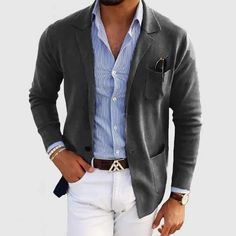 Outfits Herbst, Mens Business Casual, Men Products, Formal Men Outfit, Elegant Blazers, Super Man, Autumn Sleeve, Mens Suit Jacket, Elegant Man