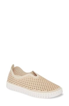 ILSE JACOBSEN TULIP 139 PERFORATED SLIP-ON SNEAKER. #ilsejacobsen #shoes Laser Cut Patterns, Recycled Rubber, Spring Summer Fashion, Women's Shoes, Slip On Sneaker, Spring Fashion