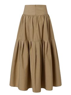 2023 Fashion High Waist Skirt Women Vintage Pleated Zipper Swing Long Skirt Casual Loose Solid A-line Party Beach Skirt Chic A-line Maxi Skirt In Solid Color, Elegant Non-stretch Tiered Skirt, Beige Non-stretch Tiered Skirt, Chic Solid Color Gathered Maxi Skirt, Non-stretch Long Ruffled Skirt, Casual A-line Voluminous Skirt, Chic A-line Maxi Skirt, Chic Non-stretch Tiered Mini Skirt, Chic Non-stretch Tiered Skirt