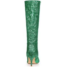 The whole sparkle boots create the perfect fit on the knee. They are styled with a sleek pointy toe, a stiletto heel, and a side zip. Pair these glittery heels with skirts or jeans for a chic night-out look to make you a queen at a party. It is great for going out. Glamorous Pointed Toe Knee-high Boots For Party, Glamorous Party Knee-high Boots With Pointed Toe, Glamorous High Heel Knee-high Boots For Night Out, Glamorous Knee-high Boots With Pointed Toe For Party, Fitted Sparkling Boots For Evening, Fitted High Heel Glitter Boots, Fitted Glitter High Heel Boots, Glitter High Heel Boots Fitted, Sparkling Fitted Boots For Party