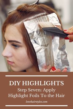 Colorist Insights: How to Highlight Hair At Home | LoveHairStyles.com Highlighting Hair At Home, How To Highlight Hair, Foil Hair Color, Tone Hair At Home, Highlight Your Own Hair, Diy Highlights Hair, Hair Color Removers, Dimensional Hair Color