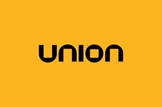 the word union on a yellow background