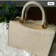 Cream Mid Size Handbag Mid Size, Full Service, Customer Support, Satchel, Bag Lady, Fast Delivery, Handbags, Cream, Women Shopping