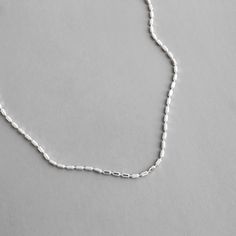 Pendant Size: 1mm Metal Material: Solid 925 Sterling Silver Metal Electroplating: Rhodium Chain Length: 375mm + 50mm Adjustable Total Weight: 1.88g Modern Silver Clavicle Chain Necklace, Modern Silver Jewelry With Satellite Chain, Modern Silver Necklace With Rectangular Links, Minimalist Silver Necklace With Delicate Chain, Minimalist Sterling Silver Necklace With Paperclip Chain, Minimalist Sterling Silver Chain Necklace With Rectangular Links, Minimalist Sterling Silver Chain Necklace, Silver Minimalist Satellite Chain Necklace, Silver Satellite Chain Necklace Minimalist Style