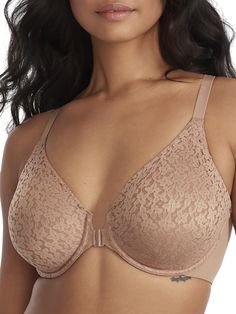 PRICES MAY VARY. Front-Closure Bras for Women: These underwire bras for women feature unique, unlined full-coverage cups that create a deep V neckline while keeping the bust contained with a front closure for effortless wear and removal Seamless Comfort: These seamless bras for women feature enclosed seams at the neckline and underarms for chafe-free wear, plus a tall back with a seamless finish for smoothing and support Adjustable Front-Closure Bra: This invisible bra features fully adjustable Front Closure Bras, Seamless Bras, Wardrobe Checklist, Chantelle Bras, Underwire Bras, Front Closure Bra, Invisible Bra, Bra Size Charts, Comfortable Bras