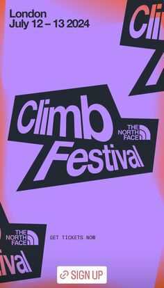 an advertisement for the london film festival cimbfestiva, which is being held on july