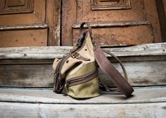 "Well made unique leather backpack with large zippered pocket. Backpack that can be personalized. Our backpack is available in 4 sizes and many color compositions. If you want to feel special, if you want to stand out from the crowd and you like being complimented this backpack will be perfect choice for you. Made with pleasure out of real, unique, natural leathers with care to details. Your pleasure is priceless for us, many of our customers are the ones that return for more. Dare to be the one Leather Crossbody Backpack For Outdoor, Outdoor Leather Shoulder Backpack, Outdoor Leather Satchel Backpack With Zipper, Outdoor Leather Shoulder Backpack With Zipper, Outdoor Leather Shoulder Backpack With Zipper Closure, Backpack Vintage, Handmade Backpacks, Wicker Bags, Convertible Backpack